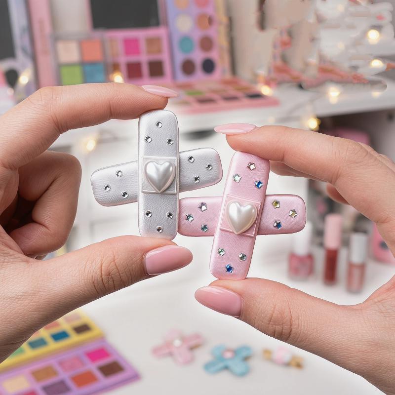 Women'S Y2K Fashion Aesthetic - 2Pcs Korean Fashion Kawaii Hair Clips