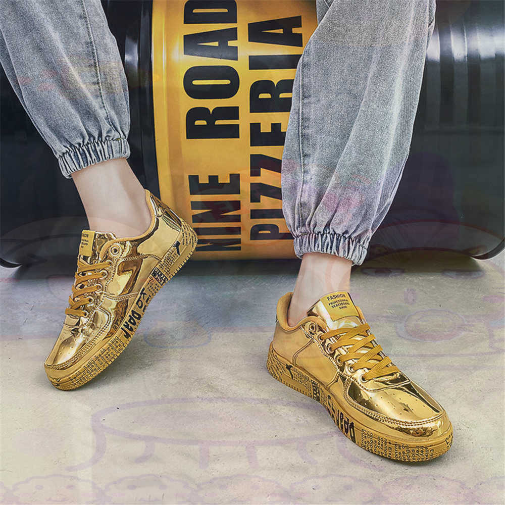 Women'S Yellow Fashion Sneakers - Round Foot Size 45 Sneakers Wholesale
