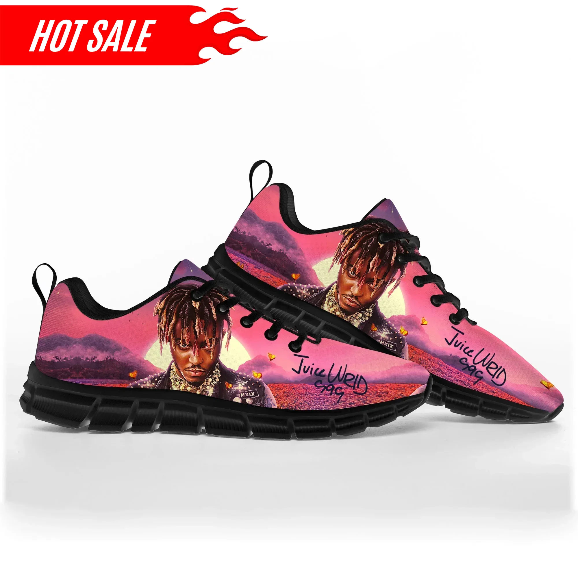 Hot Juice Wrld Hip Hop Rapper  - đánh giá và giá Women'S Fashion Gym Shoes