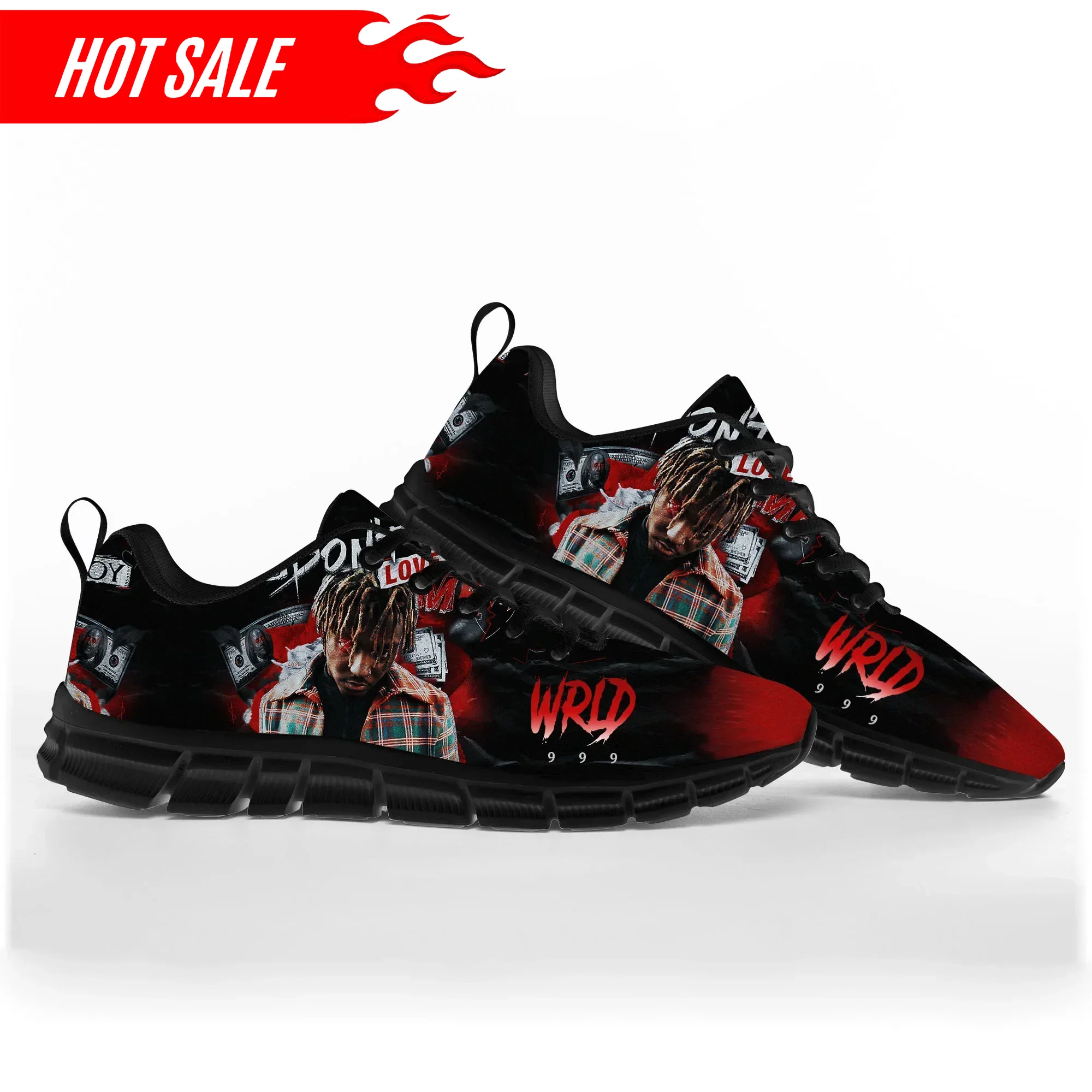 Hot Juice Wrld Hip Hop Rapper  - đánh giá và giá Women'S Fashion Gym Shoes