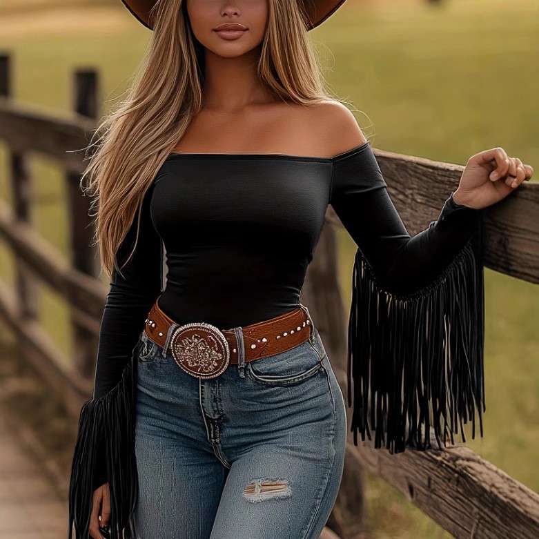 Women Clothes Blouse Fringe De - đánh giá và giá Women Fashion Styles
