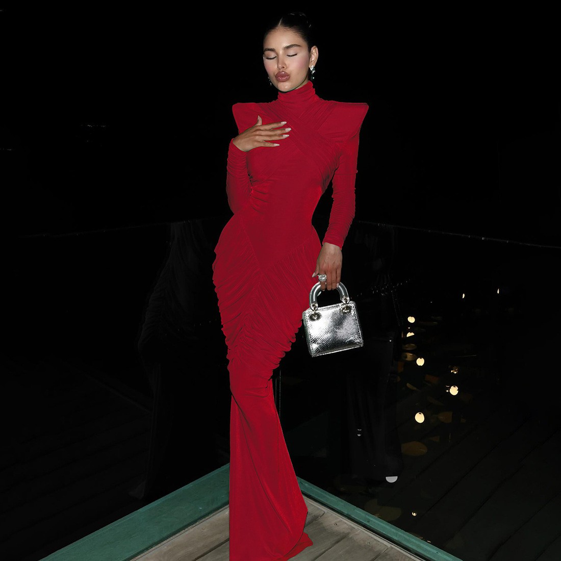 Elegant Party Dress For Woman  - đánh giá và giá Women'S Fashion Jersey