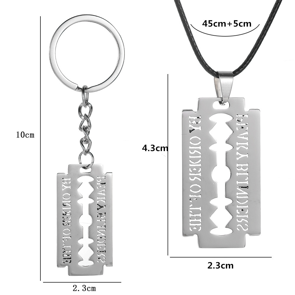 Razor Blade Keychain Stainless - đánh giá và giá Women'S Fashion Peaky Blinders