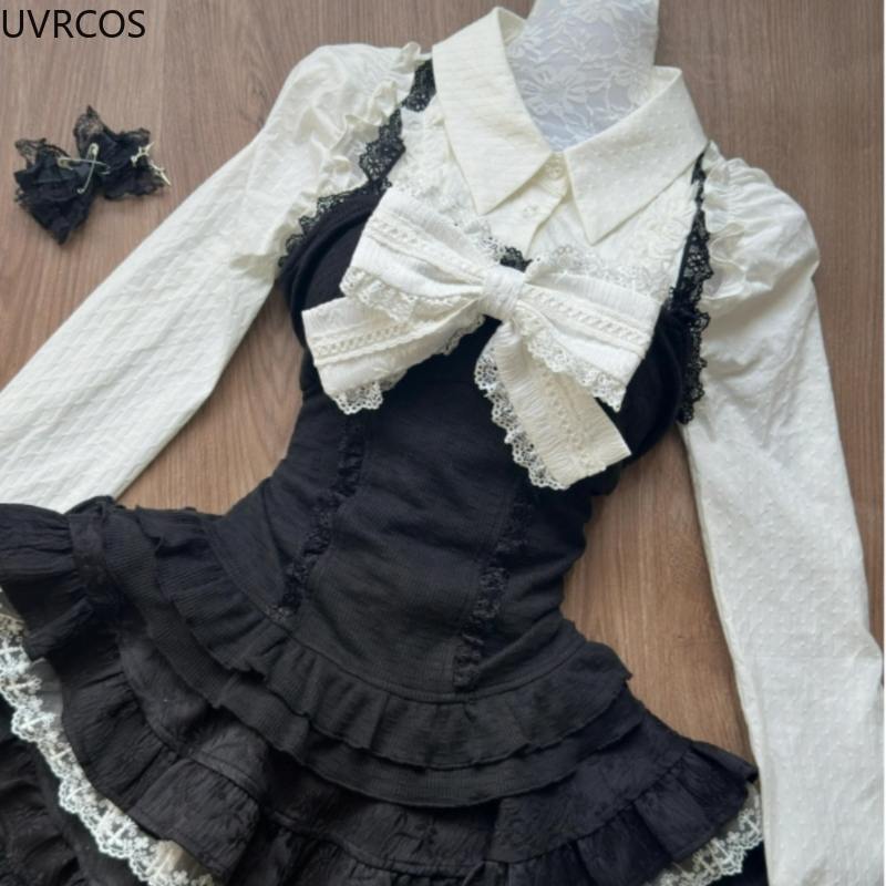 Y2k Aesthetic Lolita Style 3 P - đánh giá và giá Women'S Y2K Fashion Aesthetic