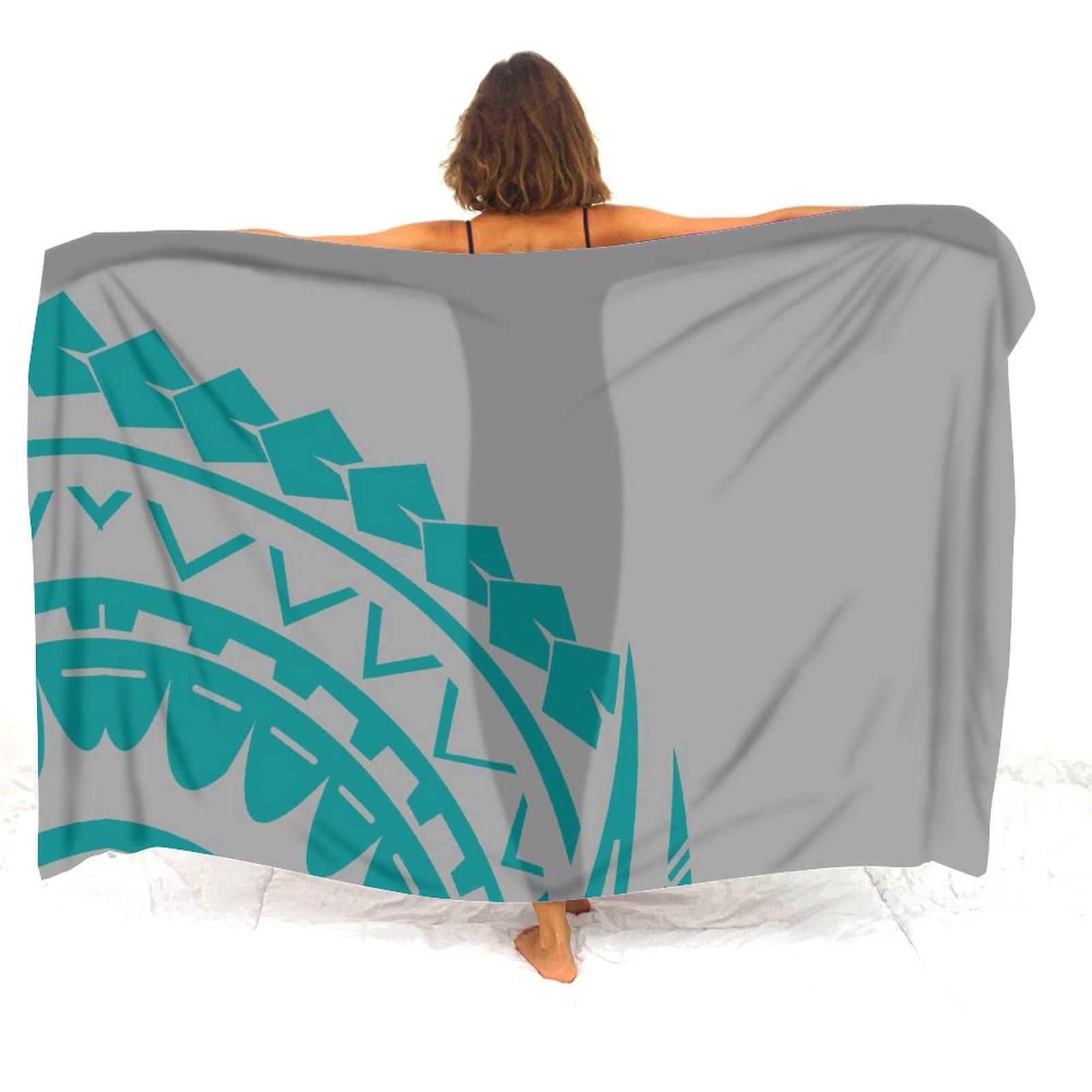 Customizable Polynesian Floral - đánh giá và giá Printed Wrap Skirt