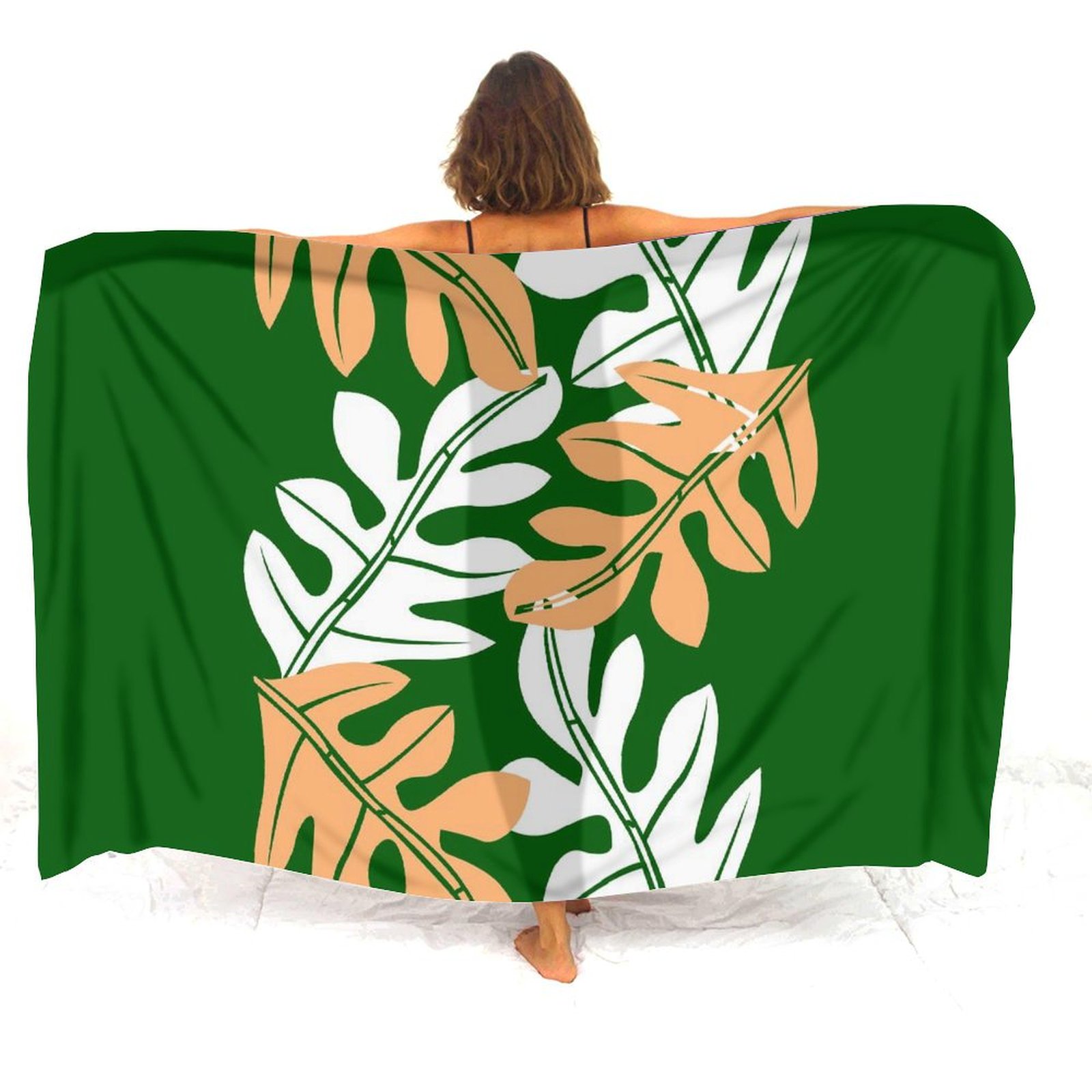 Customizable Polynesian Floral - đánh giá và giá Printed Wrap Skirt