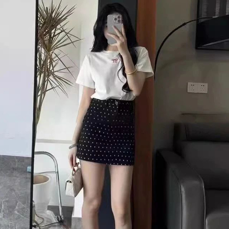 2026 Summer White Print High W - đánh giá và giá Printed Wrap Skirt