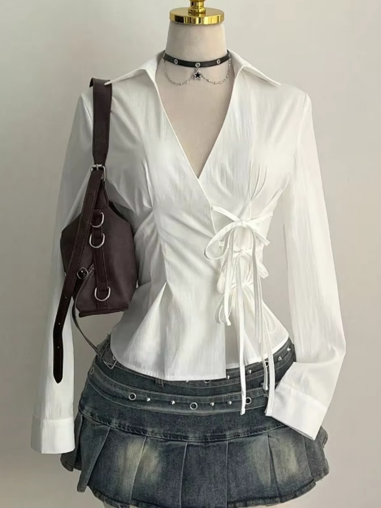 Fashion Long-sleeved Blouses S - đánh giá và giá Women'S Y2K Fashion Aesthetic