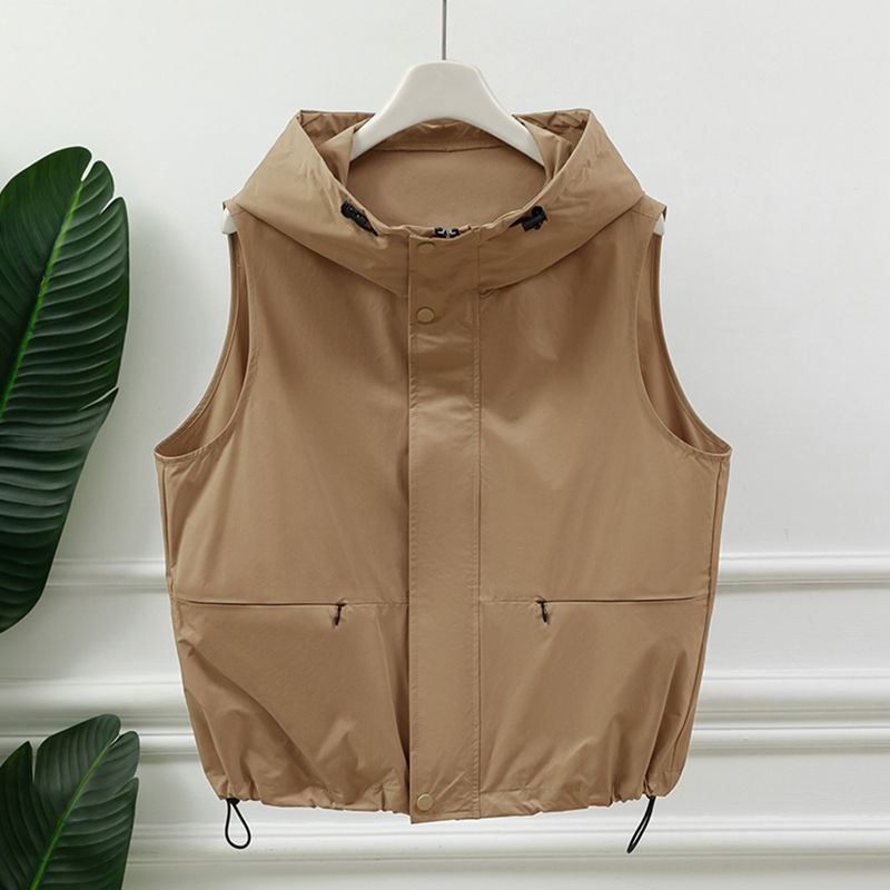 Womens Light Gray Hooded Sleev - đánh giá và giá Women'S Fashion Utility Vest
