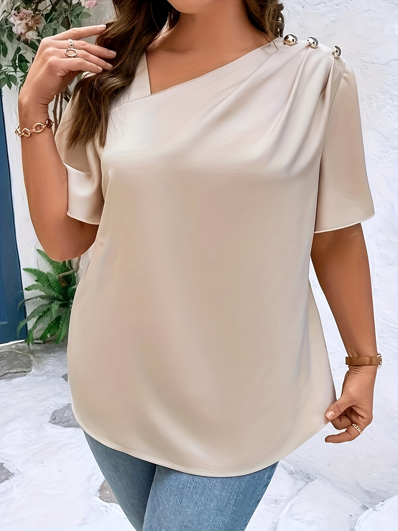 Plus SizeTemperament Blouse Ca - đánh giá và giá Women'S Fashion Jersey