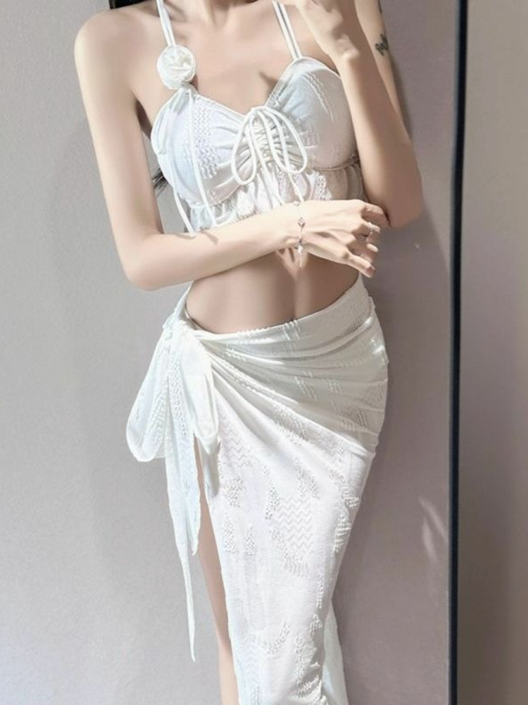 Ladies Floral Two Piece Swimsu - đánh giá và giá Women Fashion Styles