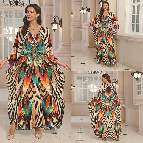 New 2025 Women's Cotton Beach  - đánh giá và giá Printed Wrap Skirt