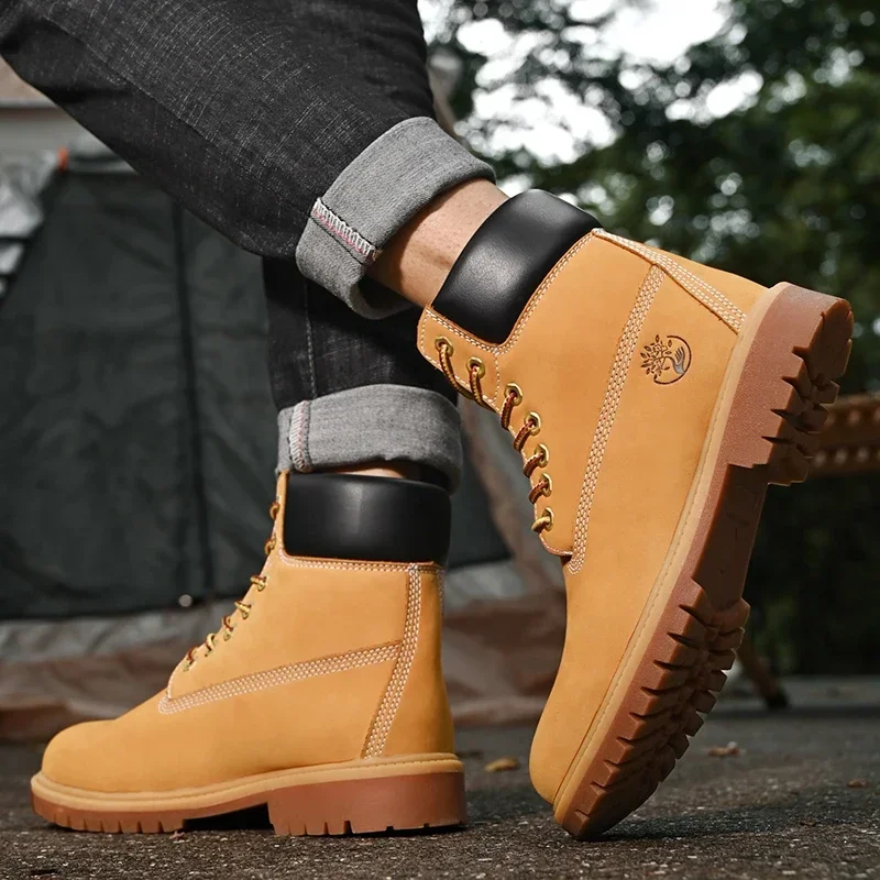 Boots Men High Top Boots High  - đánh giá và giá Women'S Fashion Gym Shoes