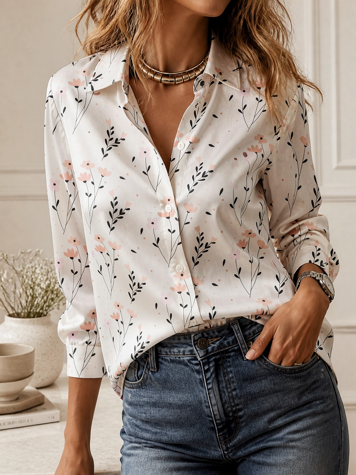 2026Minimalist Button Down Lon - đánh giá và giá Women Fashion Styles